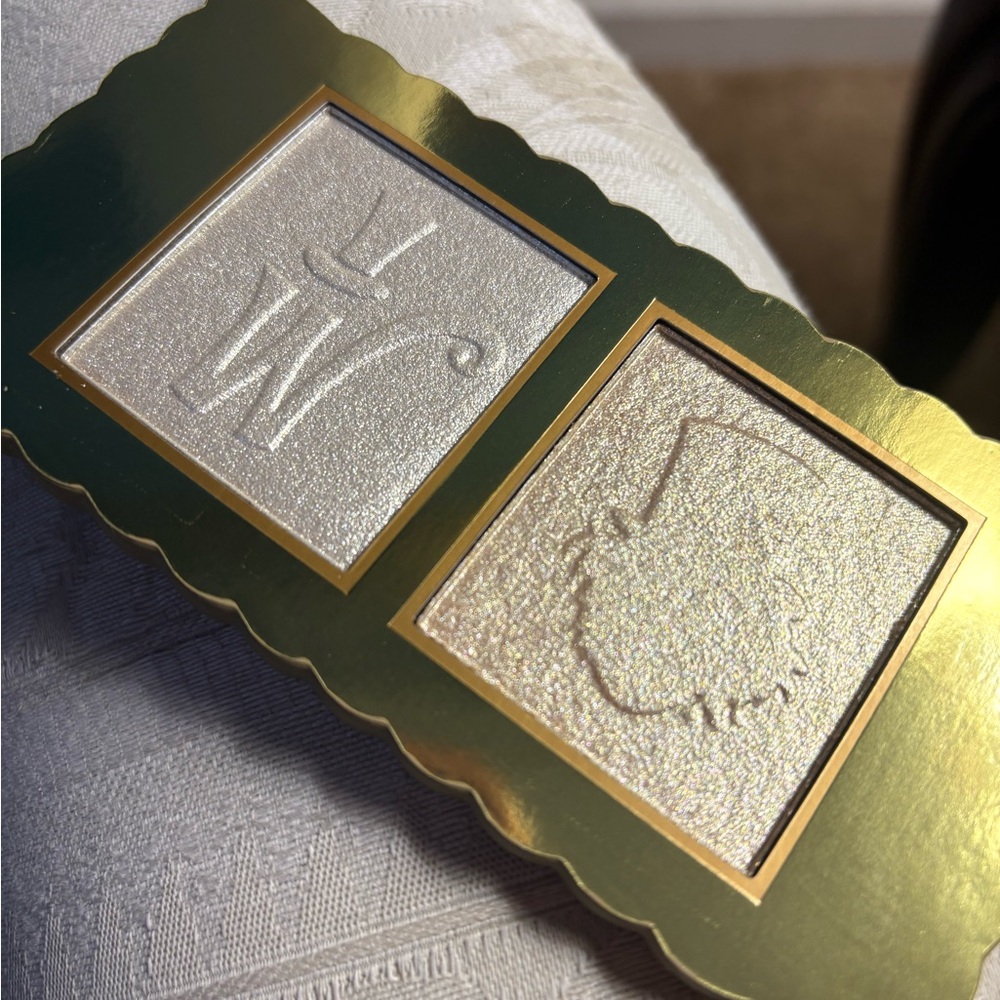Glamlite x Wonka Golden Ticket Highlighter Palette Duo BNIB